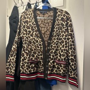 Leopard Print Cardigan